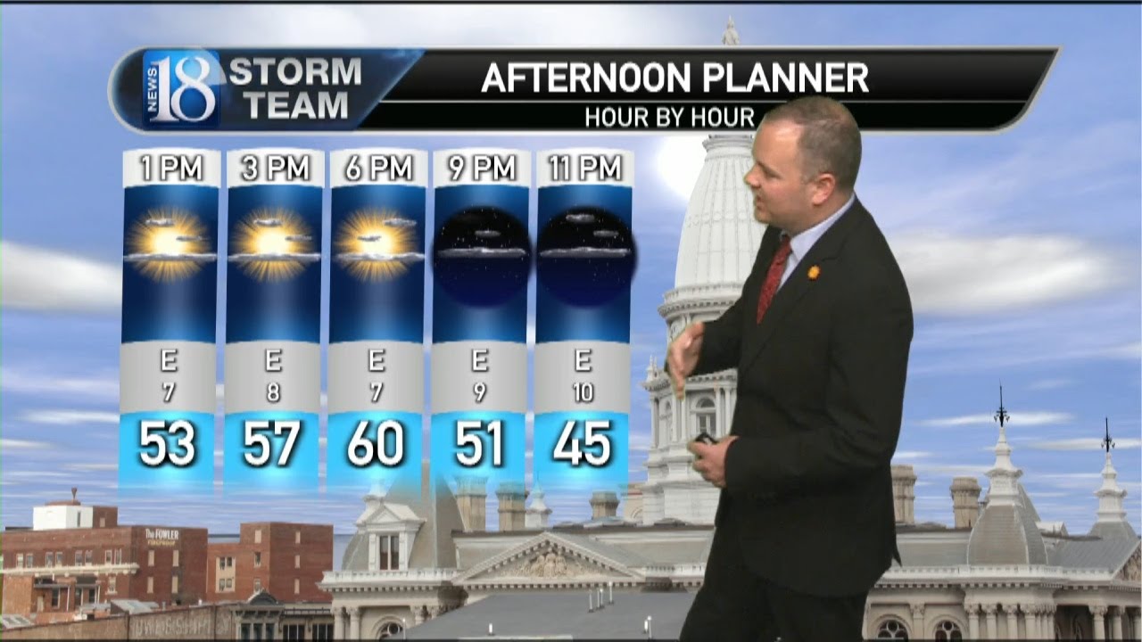 April 25, Thursday Midday Weather Forecast - YouTube
