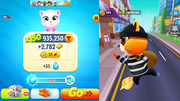 Talking Tom Hero Dash Vs Pet Runner Who Is The Best Android iOS Gameplay