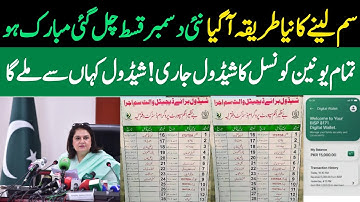 Bisp New December Qist Launched | 8171 Check Online 2025 | Ehsaas Program | Bisp Wallet Sim | 8171