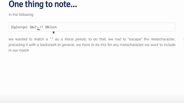 Getting and Cleaning Data - Regular Expressions II