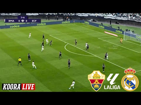 مباراة ريال مدريد ضد التشي الدوري الإسباني 2025 26 Real Madrid Vs Elche PES Gameplay