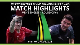 Fan Zhendong vs Panagiotis Gionis | MS R64 | 2023 ITTF World Table Tennis Championships Finals