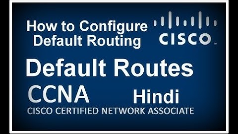 How to Congihure Default Routes !! Default Routing !! What is Default Routes Hindi