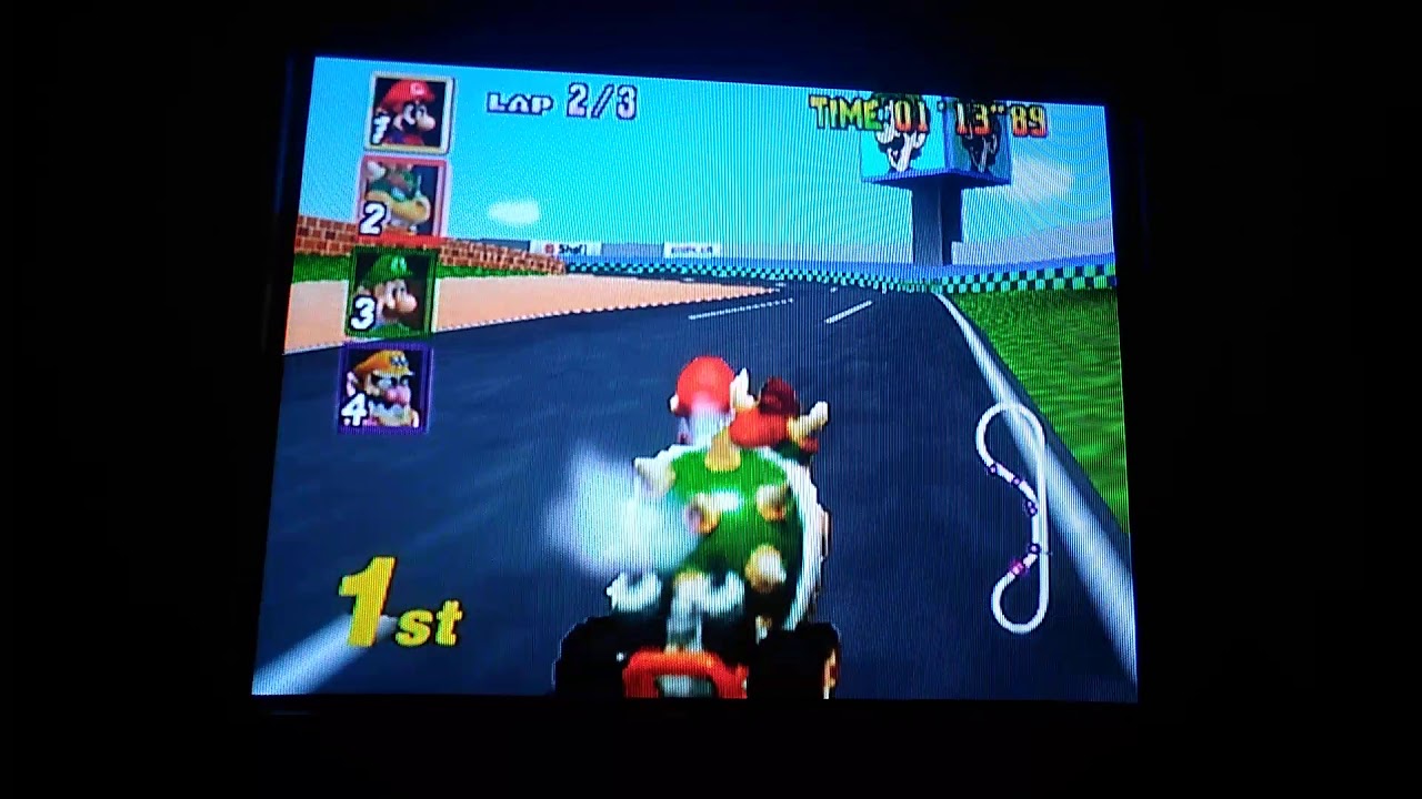 Mario Kart 64 En Wii N64 Emulador Wii64 Beta 1.1 YouTube
