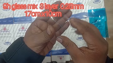 9H Glass Mix screen guard sheet Japanese sheet