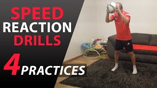 SPEED REACTIONS WITH A BALL | REACTION TRAINING AT HOME #14 screenshot 2