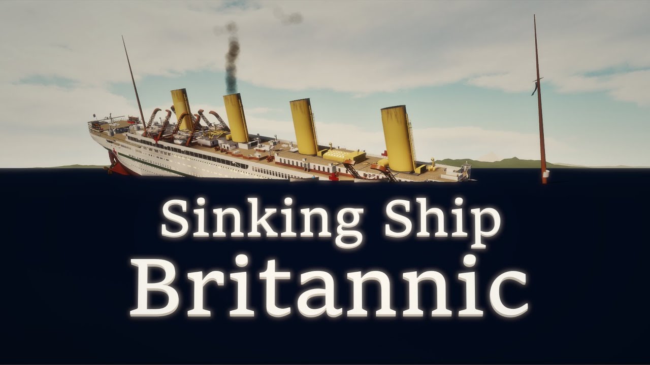 Sinking Ship Roblox Britannic Teaser Official - britannic 600 roblox