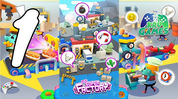 Idle Super Factory Gameplay Walkthrough #1 (Android, IOS)