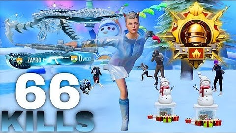 66 KILLS! 😍 NEW BGMI 4.1 UPDATE BEST AGGRESSIVE RUSH GAMEPLAY w/GLACIER SET 🔥SAMSUNG,A7,A8,J4,J5,J6