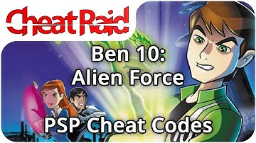 Ben 10: Alien Force Cheat Codes | PSP
