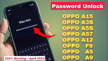 OPPO A15, A3s, A5s, A57, A12, A5, A9, F9 Hard Reset | All Type Password, Pattern Lock Remove 100% Ok