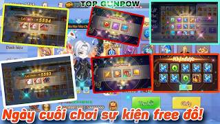 [Top Gunpow] Ngày cuối chơi sự kiện free đồ,bất ngờ săn được 2 set đồ cam,hộp quà vé đổi,💎kc...