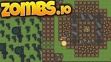 Zombs.io - Build, Defend, Survive - Zombie Fortress Defense IO Game! - Zombs.io Gameplay Highlights
