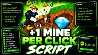 ❄️ +1 MINE PER CLICK SCRIPT | Auto Farm, Fast Hit, Fast Train & More | Mobile/PC | Frost Hub
