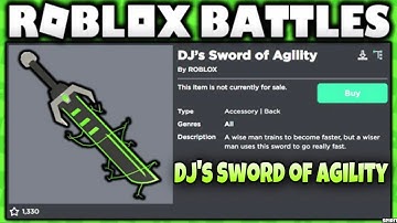 Getting the secret DJ’s Sword of Agility badge & RoBeats gameplay - RB Battles | ROBLOX
