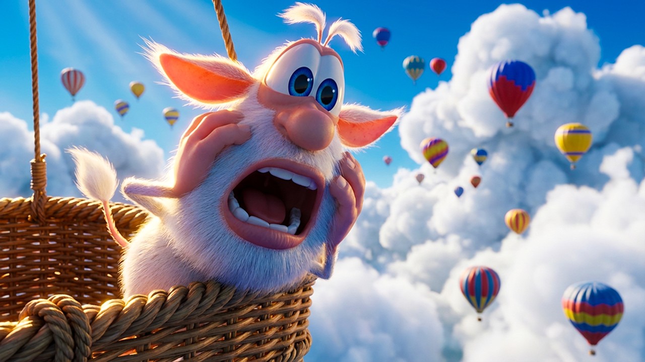 Буба 🪂 Полёт на Воздушном Шаре 🎈 Мультики для детей