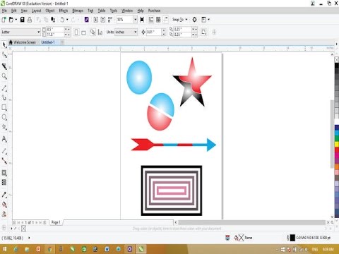 10 วิธีการใช้งานพื้นฐานของโปรแกรม CorelDraw X8 ในขั้นเริ่มต้น