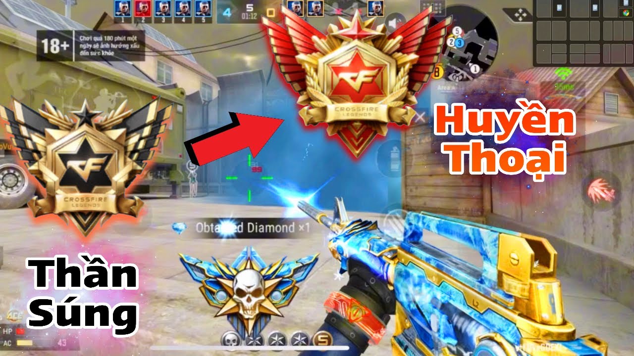 CrossFire:Legends | Hành trình leo chuỗi từ Thần Súng lên Huyền Thoại (acc 2)