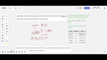 Metric distance conversion with decimal values