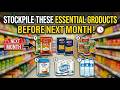 Don’t Wait — Stock Up on These 8 Grocery Products NOW!