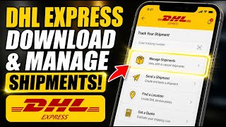 How to download DHL Express app and manage shipments - Detailed Guide screenshot 1