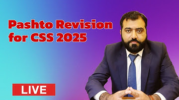 Pashto Revision Session for CSS 2025