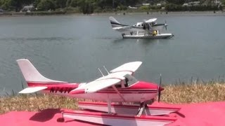 水上機セスナの実機とラジコン機 Seaplane - YouTube