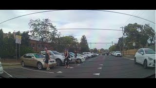 Dashcam - Nicholson Parade Cronulla Car Park Fail