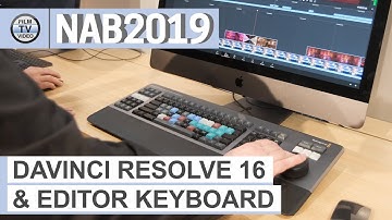 NAB2019: DaVinci Resolve 16 / Editor Keyboard