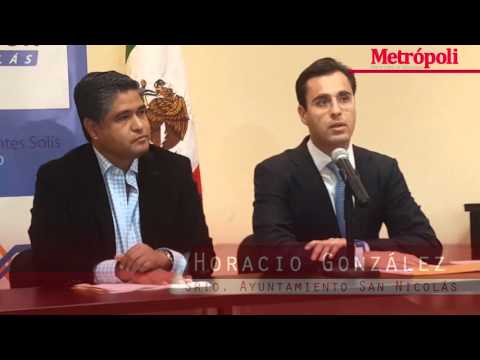 Presenta Vi?ctor Fuentes Solis a Horacio Gonza?lez como Secretario del Ayuntamiento de San Nicola?s