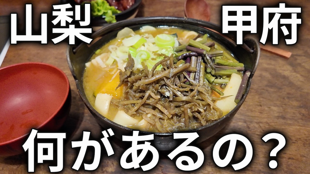 都心から２時間弱！食事・文化・都会を遊び尽くす甲府旅行【山梨】