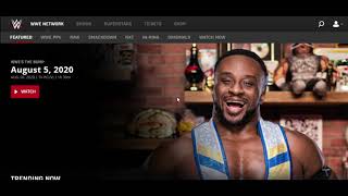 WWE Network -On Demand Streaming content preview
