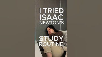 I tried Isaac Newton’s *IMPOSSIBLE* study routine and this is what happened…😨