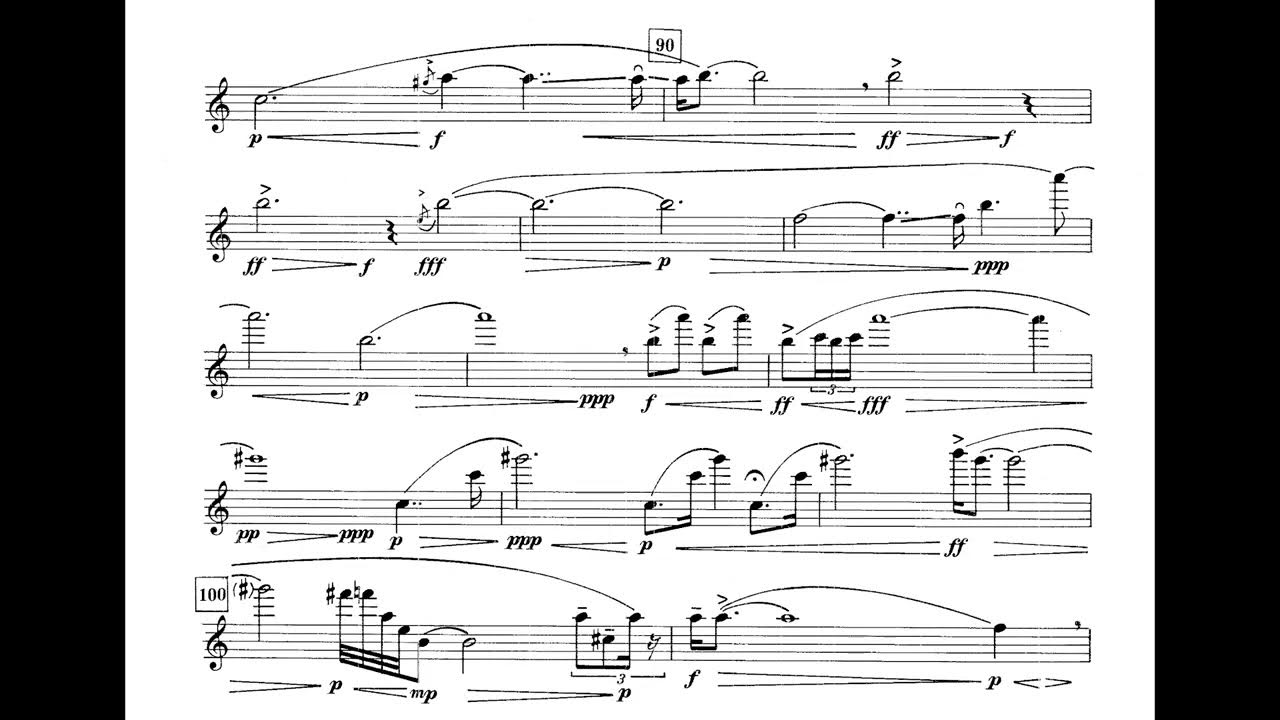 Isang Yun "Sori" für Flöte solo (1988) YouTube