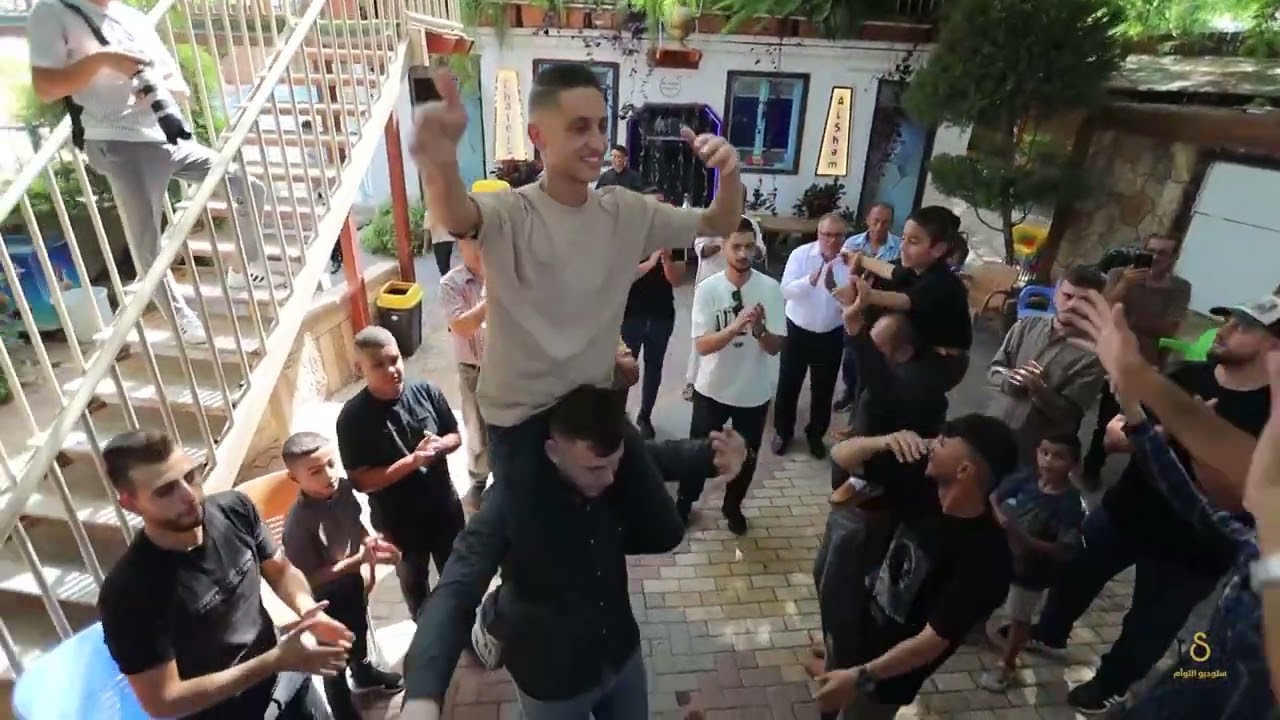 استقبال العريس بدر جعميصي _نور شمس الفنان سامي صبيحات