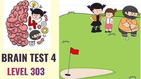 🧠 Brain Test 4 Level 303 | Sink a hole-in-one with Uncle Bubba | Walkthrough