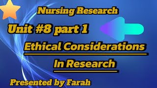 Celebrity Nursing Research |Unit #8 | Ethical Consideration in Research |By  #nursingwithfarah Net Worth