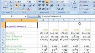Merge and Center in Excel 2007