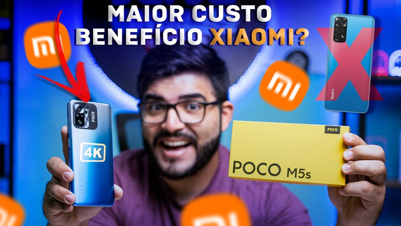 CHEGOU! Poco M5s, o novo MAIOR CUSTO BENEFÍCIO da XIAOMI? Grava em 4k, Amoled e é VALOR do NOTE 11!