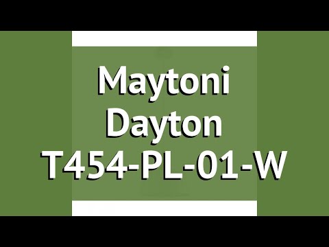 Люстра Maytoni Dayton T454-PL-01-W обзор: светильник Maytoni Dayton T454-PL-01-W 40 Вт, где купить