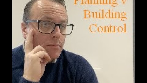 Planning v Building Control