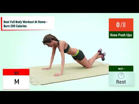 Best Full Body Workout At Home   Burn 200 Calories/სხეულის საუკეთესო ვარჯიში სახლში   200 კალორიის