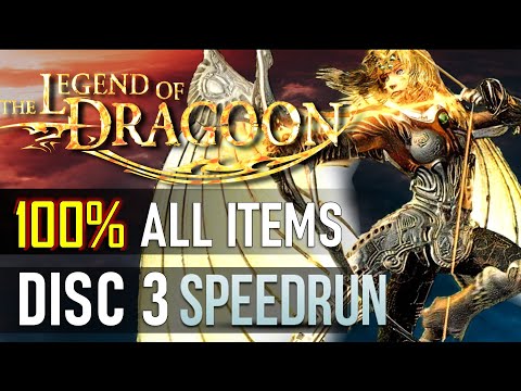 Legend Of Dragoon (Complete Guide) DISC 3 - 100% Speedrun