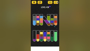 【Water Sort Puzzle】 Level 439