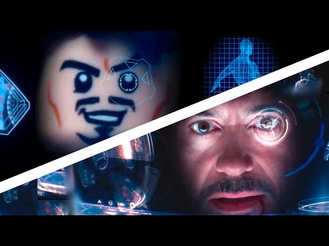 LEGO IRON MAN - Minifigures VS Movies & Comics. 