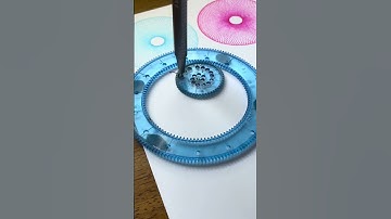 Smooth Spirograph skills!! #spirograph #art