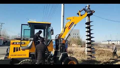Máy khoan hố chôn cột điện trung quốc