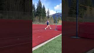 Cadence Flint 4’9” high jump PR, Capital City Invitational, Juneau Alaska.