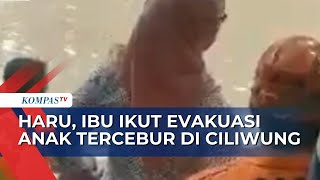 Haru & Dramatis, Inilah Detik-Detik Jenazah Anak yang Tercebur di Kali Ciliwung  Berhasil Dievakuasi