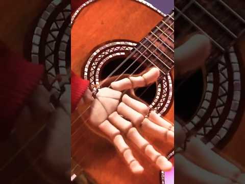 The guitar playing
